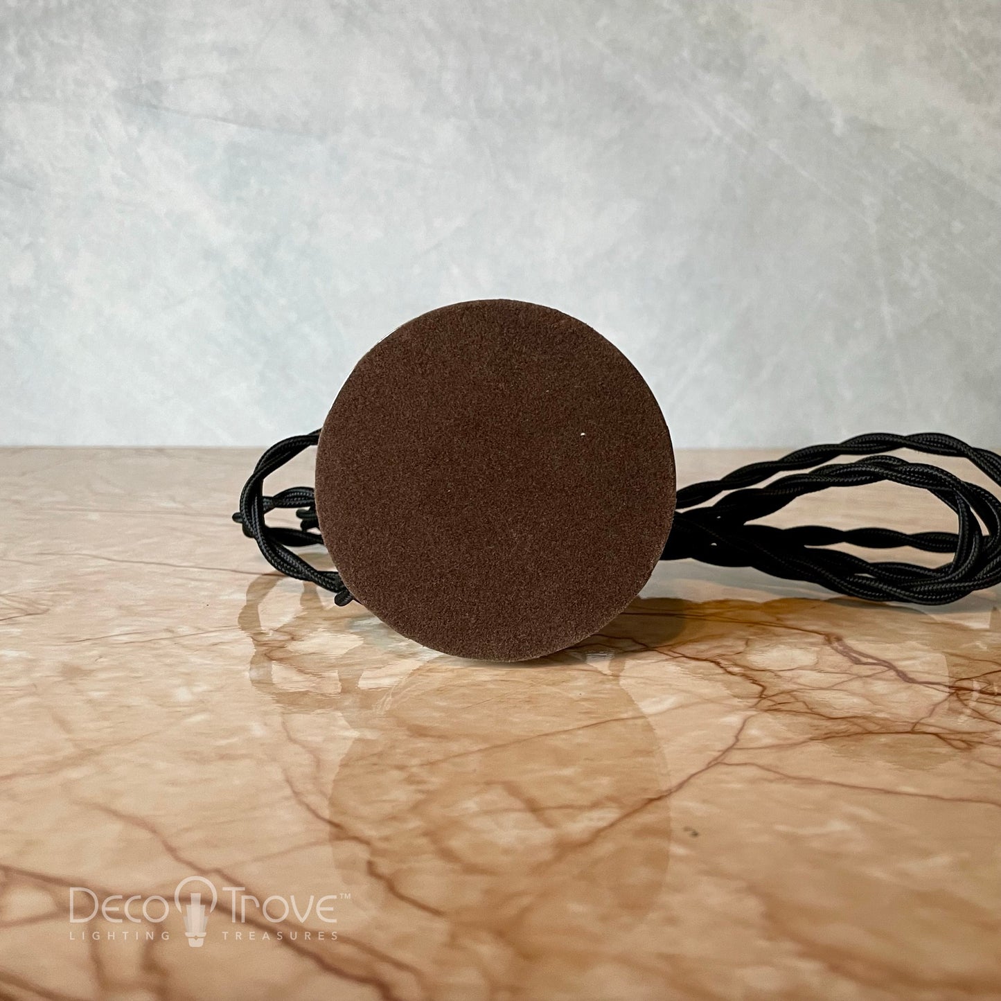 1940s Streamline Machine Age Deco Inset Aluminum Lamp - Similar to Pattyn Products