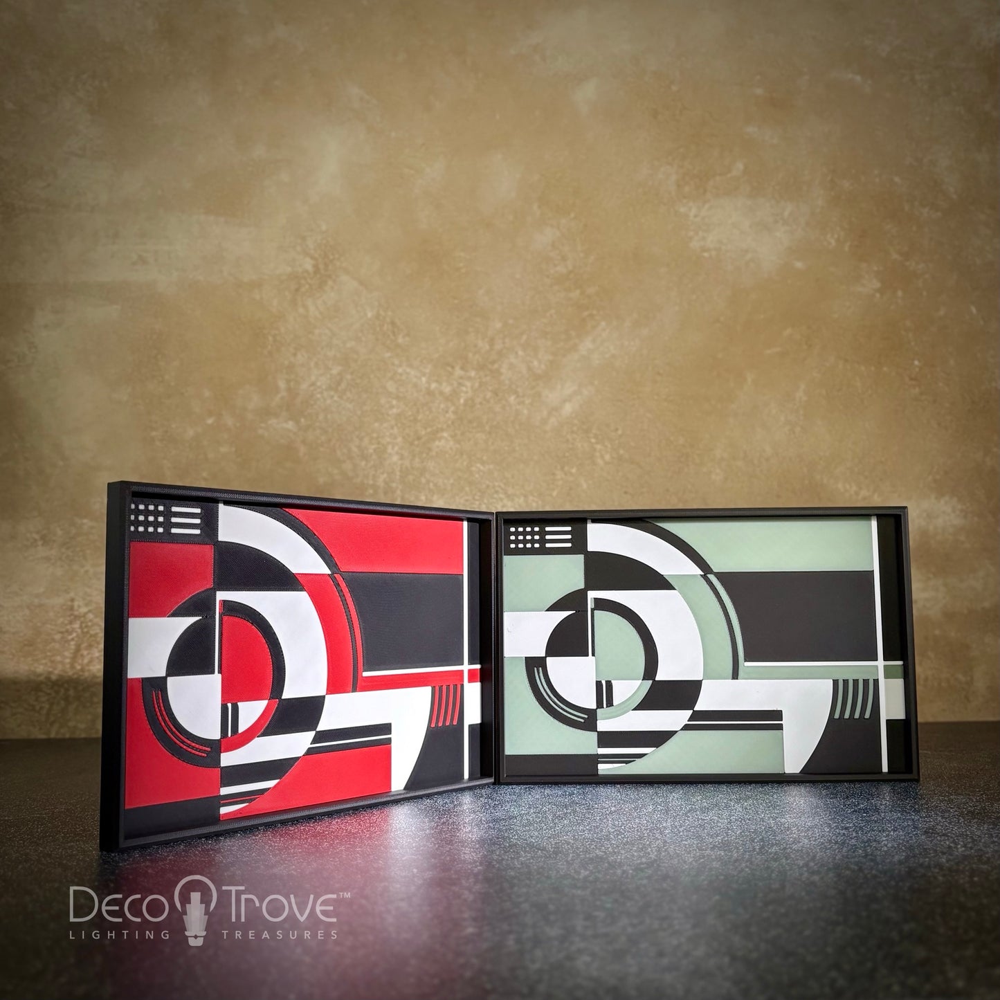 3D-Printed Jazz Age Art Deco Bauhaus Geometric Small Vanity Tray – Deco Trove™ JG36