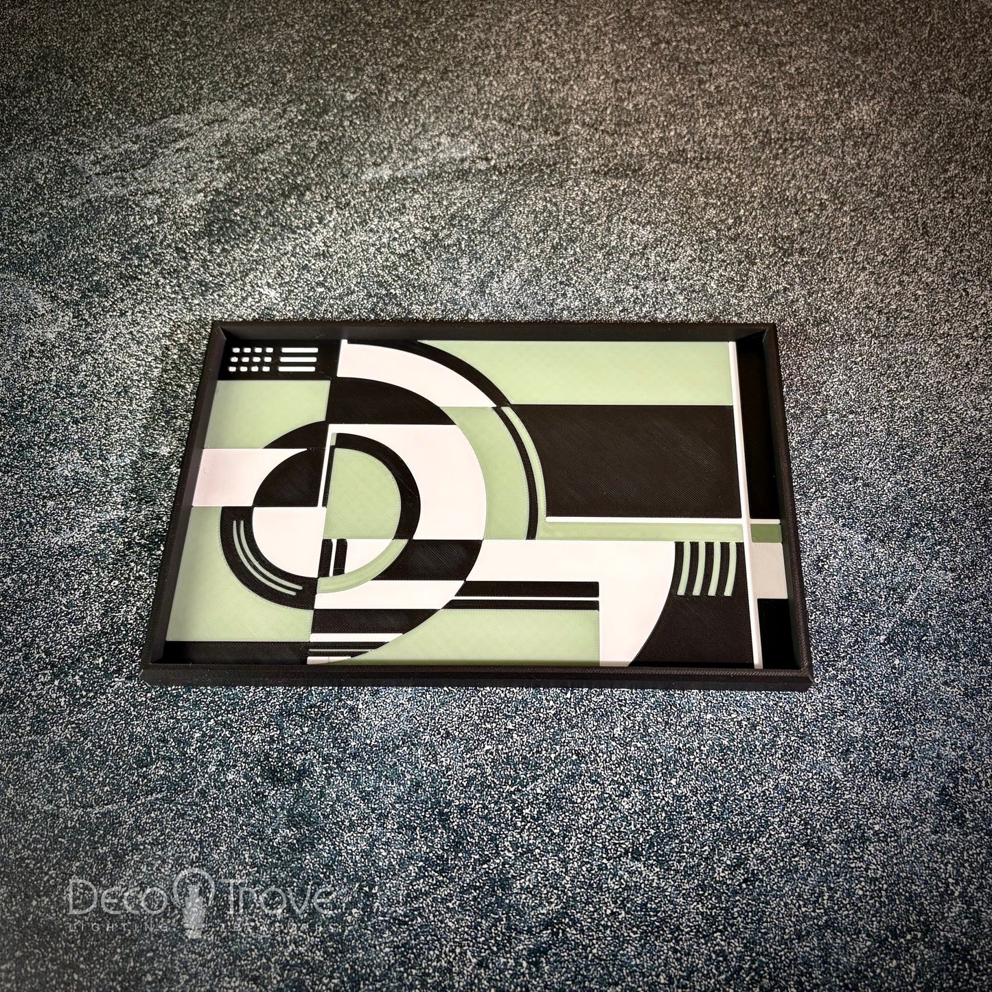 3D-Printed Jazz Age Art Deco Bauhaus Geometric Small Vanity Tray – Deco Trove™ JG36