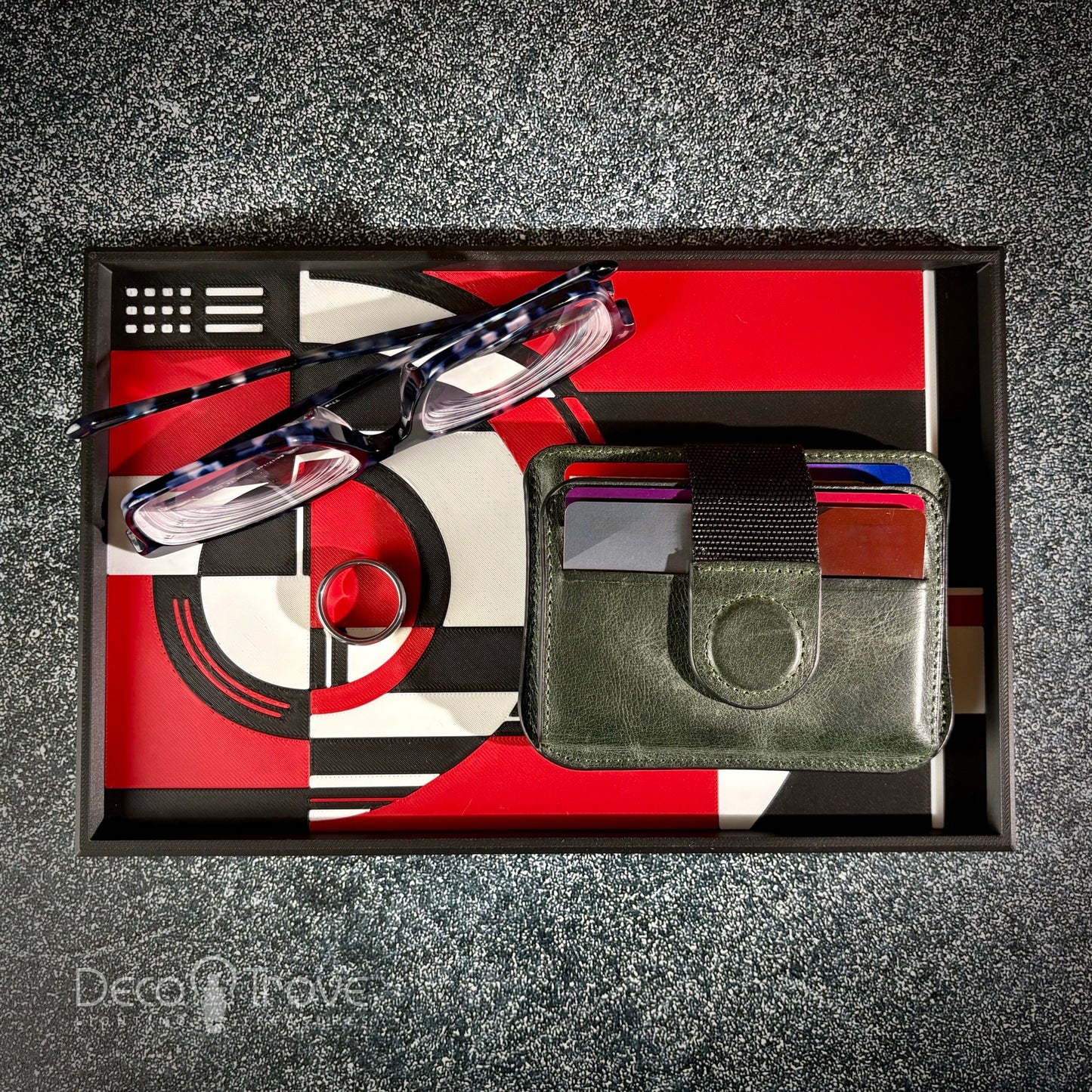 3D-Printed Jazz Age Art Deco Bauhaus Geometric Small Vanity Tray – Deco Trove™ JG36