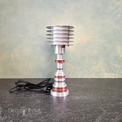 3D-Printed Pattyn-Inspired Streamline Deco Modern Retro Futuristic Disc Lamp – ART LITE mini™ P310